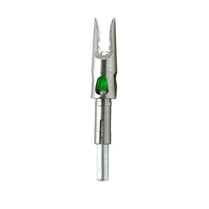 Axe Lit Crossbow Nock Green Pack of 3