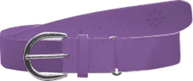 RIP-IT Perfect Girls Softball Belts - Purple Purple / 24" - 27"
