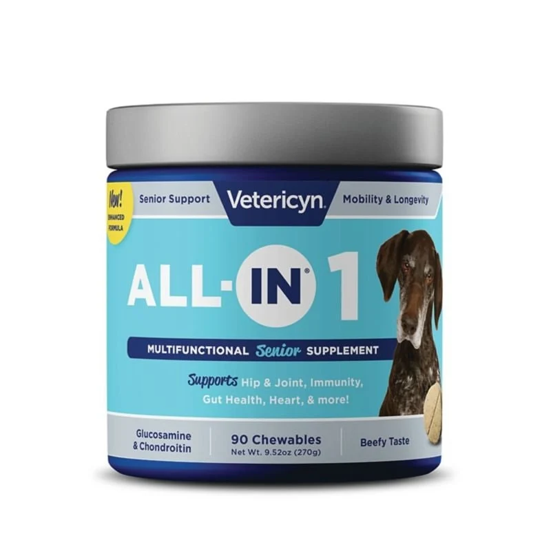 Vetericyn All In 1 Senior Dog Supplement 90 Count