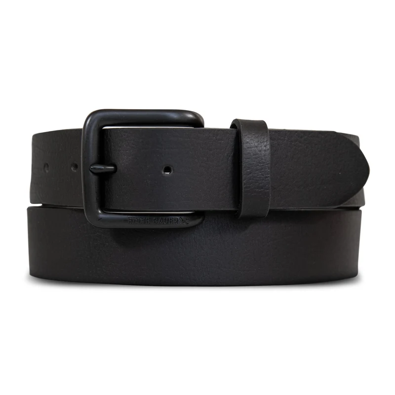 Men's Matte Leather Jean Belt XL / Black