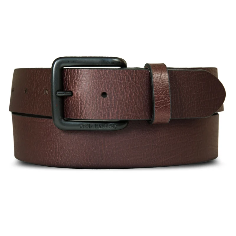 Men's Matte Leather Jean Belt L / Brown