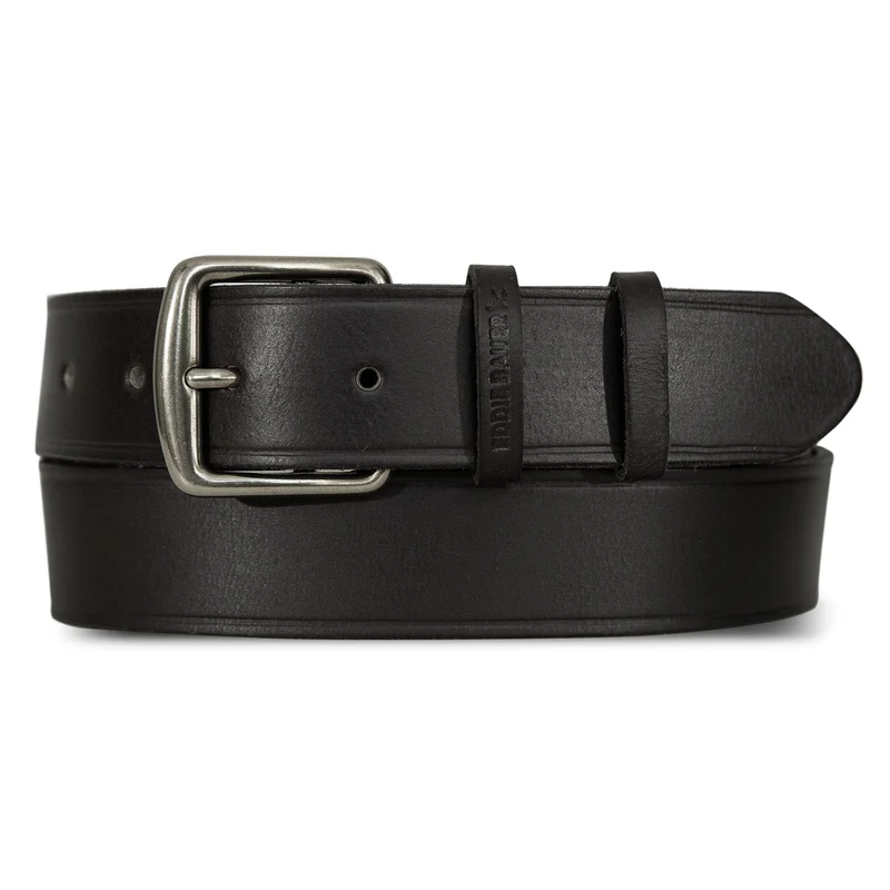 Women's Double Keeper Leather Jean Belt L / Black