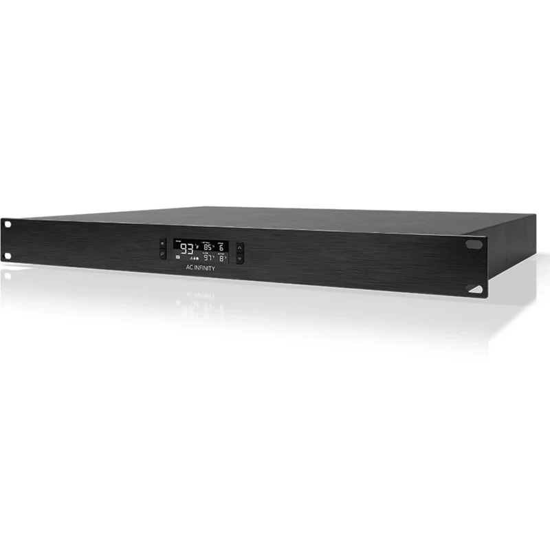 AC Infinity Cloudplate T5 Quiet 1U Rack Cooling Fan System Rear Exhaust Selby Acoustics