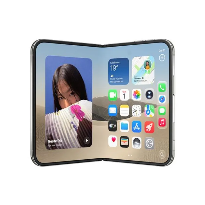 iPhone Duo 1TB Branco-estrela, Dobrável 5G 48MP + Carregador 20W