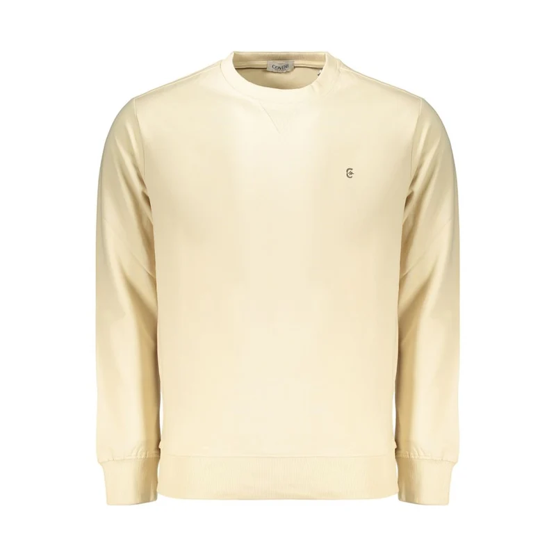 Coveri Moving Beige Cotton Men's Sweatshirt XL