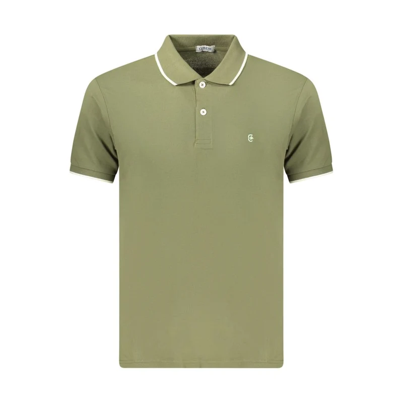 Coveri Moving Green Cotton Men's Polo XL
