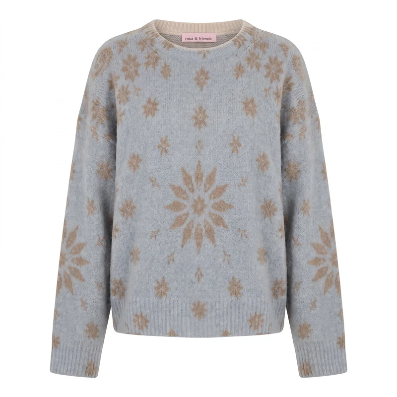 D-Pullover - Wollmix M / Blau / Pullover & Strick