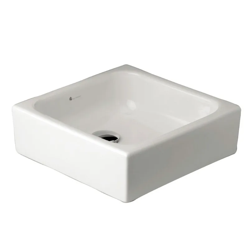 Lavamanos vessel amadeus blanco 12x37x37cm Fv Franz Viegener