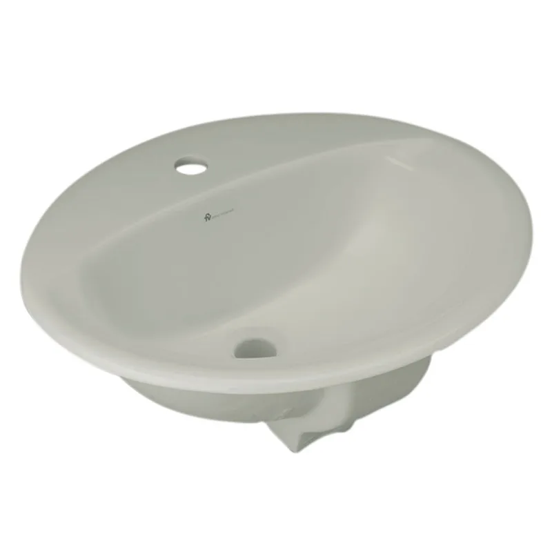 Lavamanos elea oval blanco 17x43x39cm Fv Franz Viegener