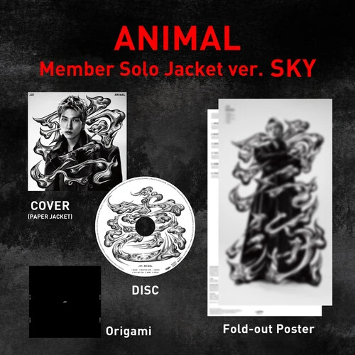 Jo1 - Animal: Member Solo Jacket Ver. Sky New / CD / Animal: Member Solo Jacket Ver. Sky Lapone Entertainment