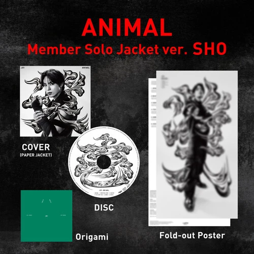 Jo1 - Animal: Member Solo Jacket Ver. Sho New / CD / Animal: Member Solo Jacket Ver. Sho Lapone Entertainment