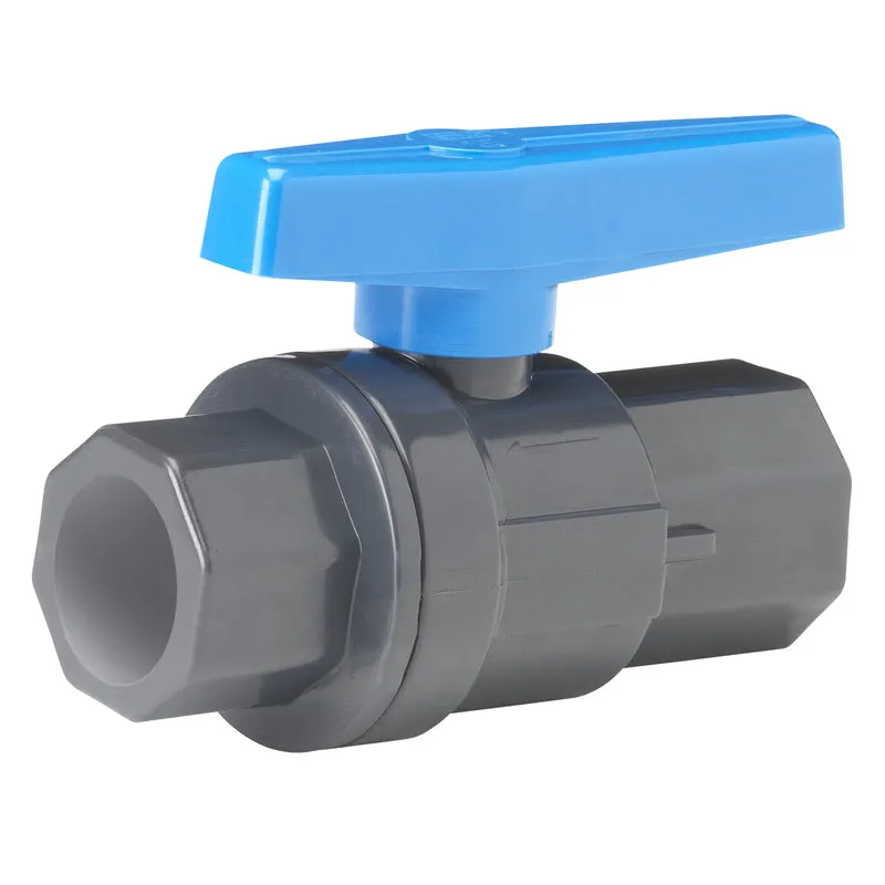 Válvula De Esfera Homewerks Pvc Slip De 2 Polegadas Full Port Grey