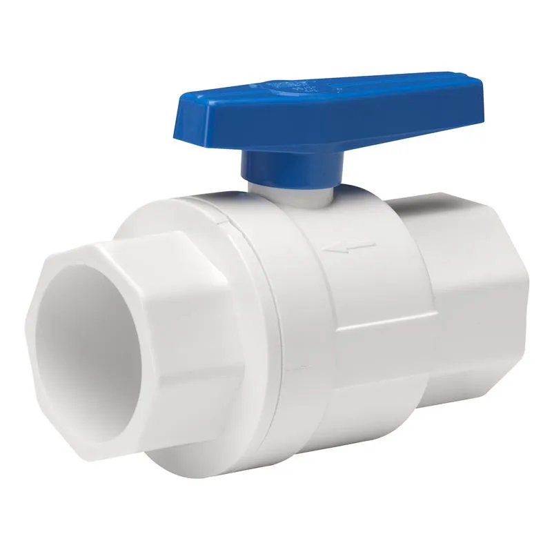 Válvula De Esfera Homewerks Pvc De 1 Polegada, Alça De Alavanca De Porta Completa Deslizante