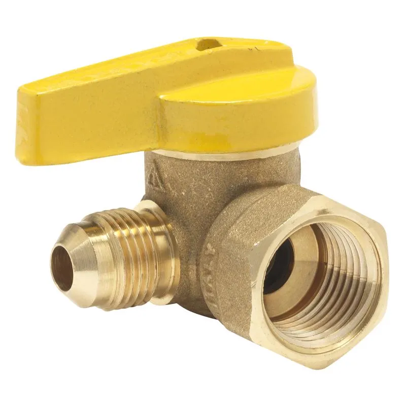 Válvula De Esfera Homewerks Brass Flare X Fip 1/2 Pol. Gás De Alavanca