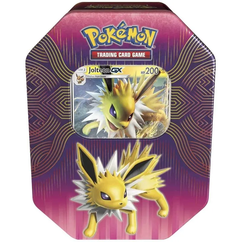 Pokemon Tcg Elemental Power Tin Com Jolteon-gx