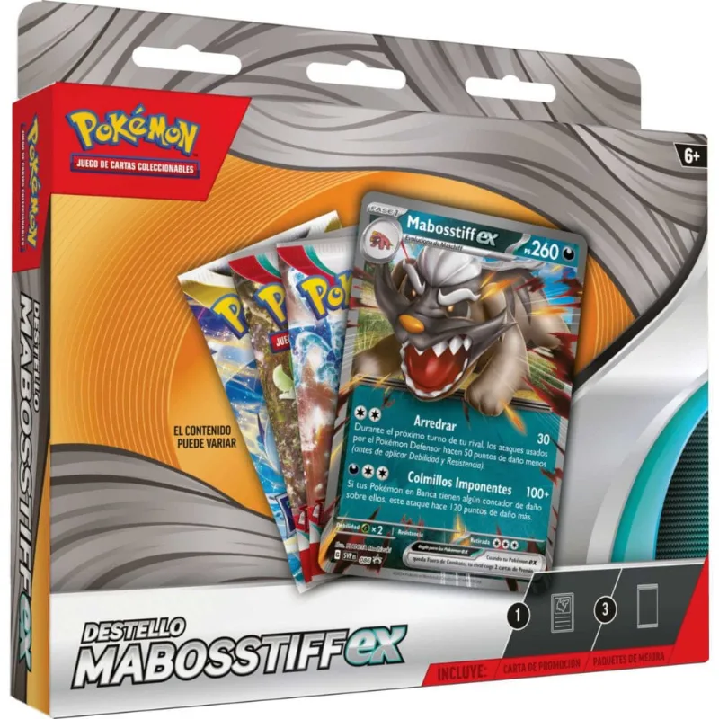 Cartas Pokemon TCG Mabosstiff 30 Cards Set Español
