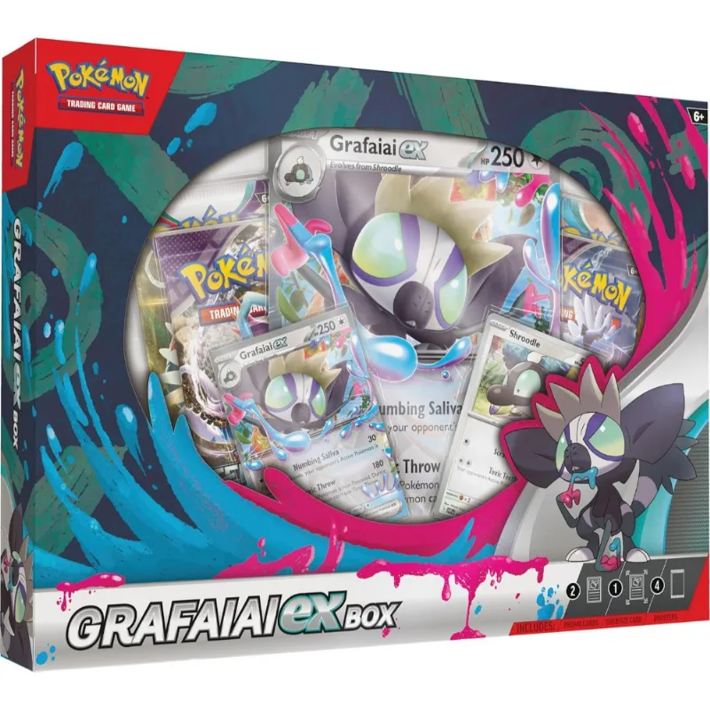 Cartas Pokemon TCG Grafaiai Cards Set Inglés