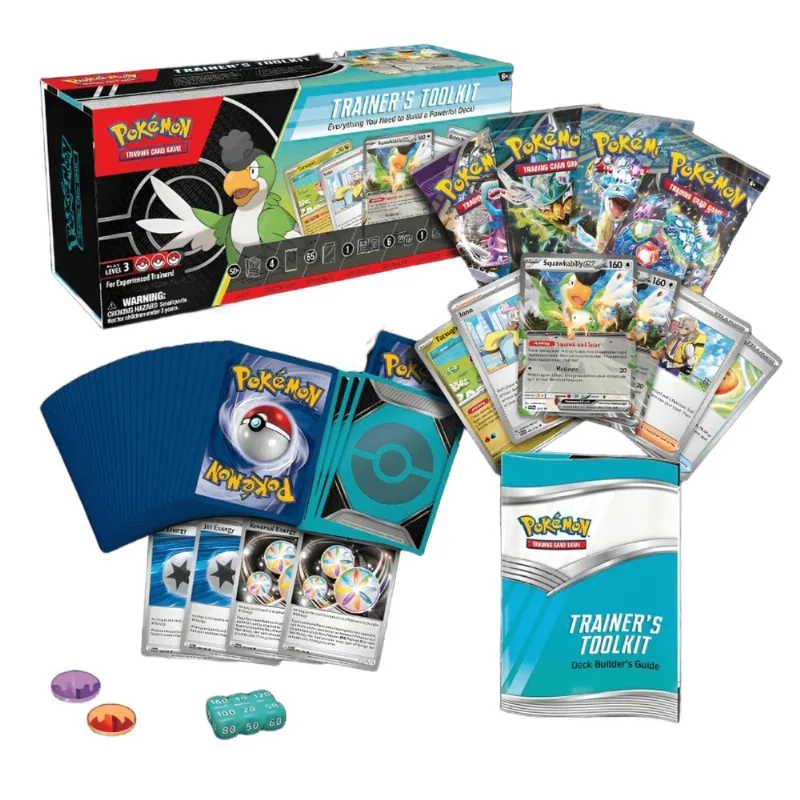 Cartas Pokemon TCG Trainers Toolkit Squawkabilly Cards Set Inglés