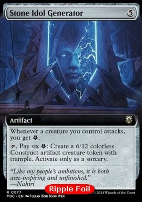 Stone Idol Generator (77r) Foil / Near Mint