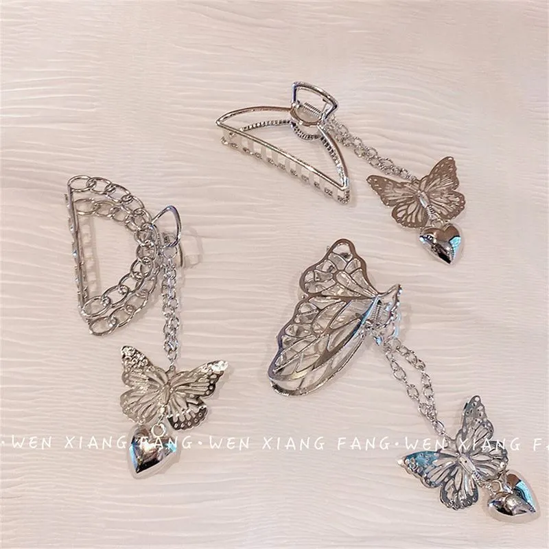 3pcs Metal Hair Clip, Luxury Fashion Low-key Cabelo Romântico