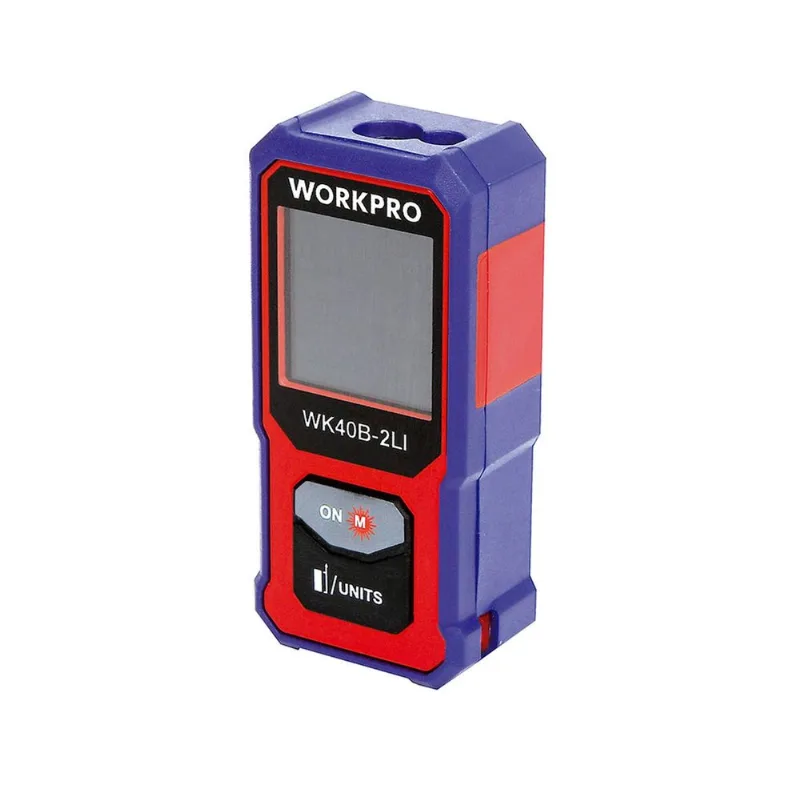 Medidor Laser Recargable 40 Metros Workpro