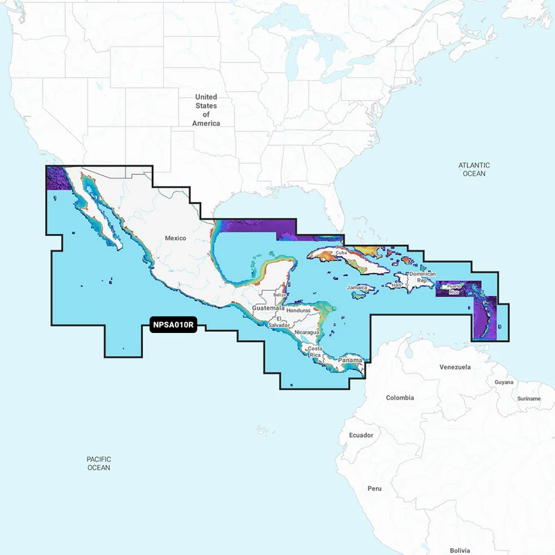 Navionics Platinum+ NPSA010R - Central America Caribbean