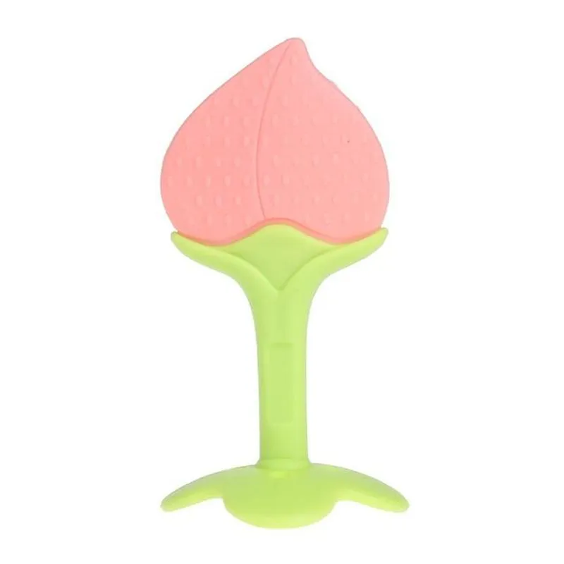 1pc Grau Alimentar Silicone Silicone Forma De Dentes De Bebê, Cuidados Odontológicos,