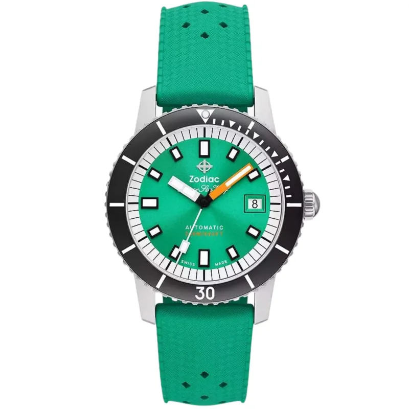 Relógio Zodiac Super Sea Wolf Compression Diver Automático Verde ZO9305