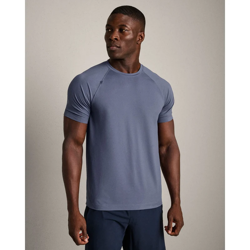 Men's Reign Tee 309 Green Smoke Color Block / L