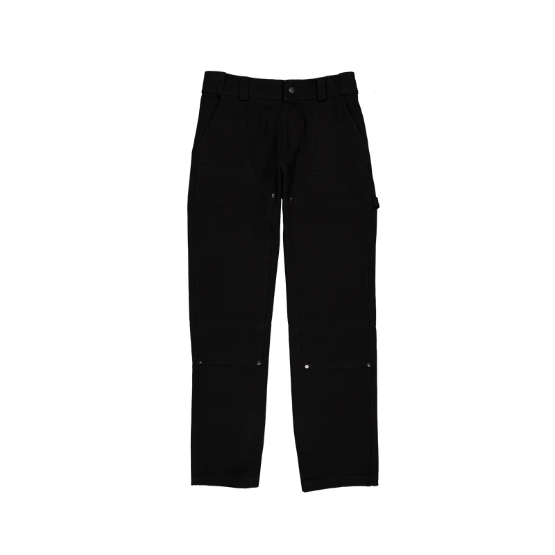 New Era Branded Cap Commuters Black Double Knee Pants 36