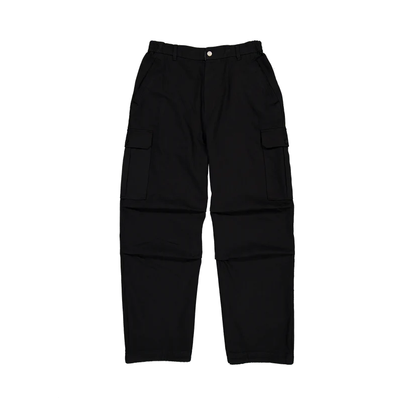 New Era Branded Cap Commuters Black Loose Cargo Pants 3XL