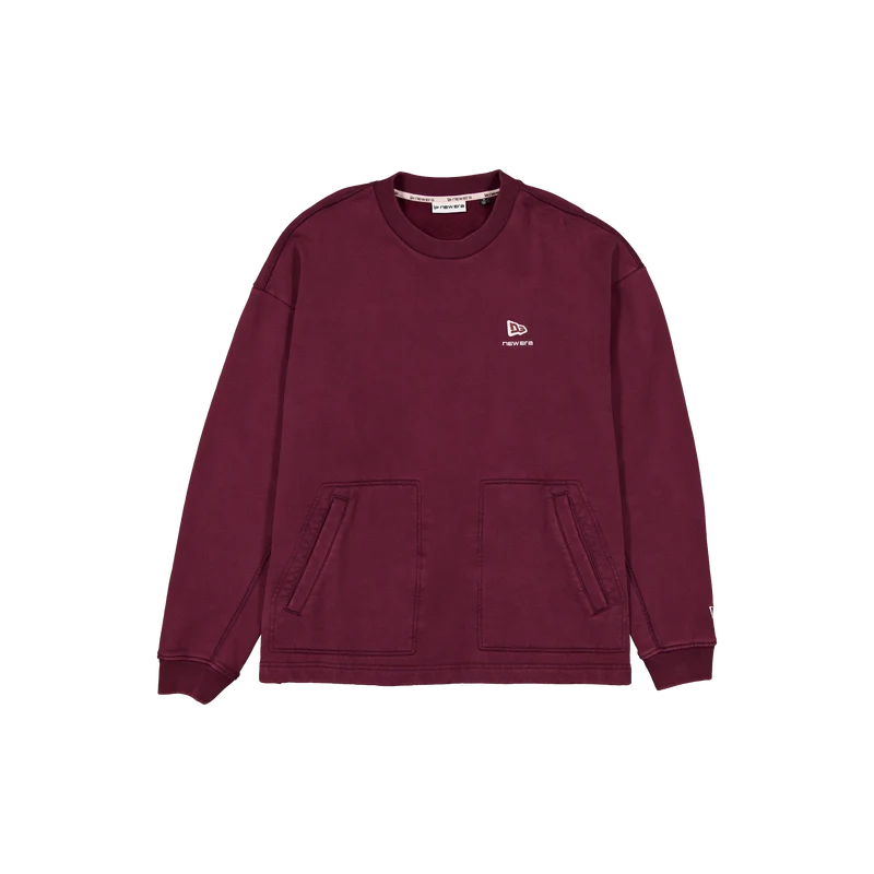 New Era Branded Alden II Maroon Crewneck XXL