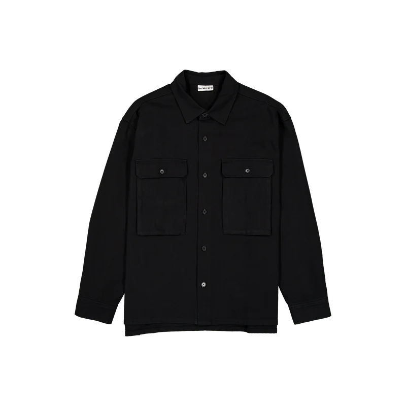 New Era Branded Cap Commuters Black Shacket 3XL