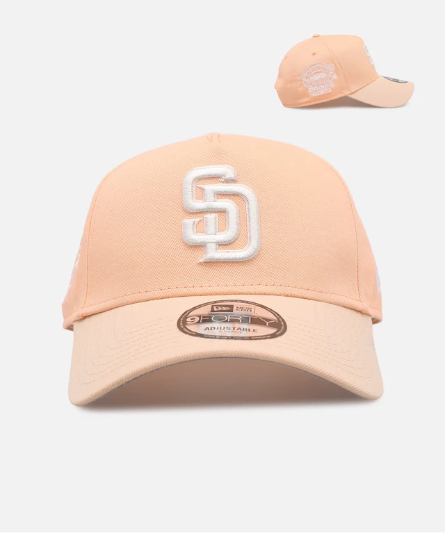 New Era San Diego Padres 'Peaches' 9FORTY A-Frame Snapback Peach ONE