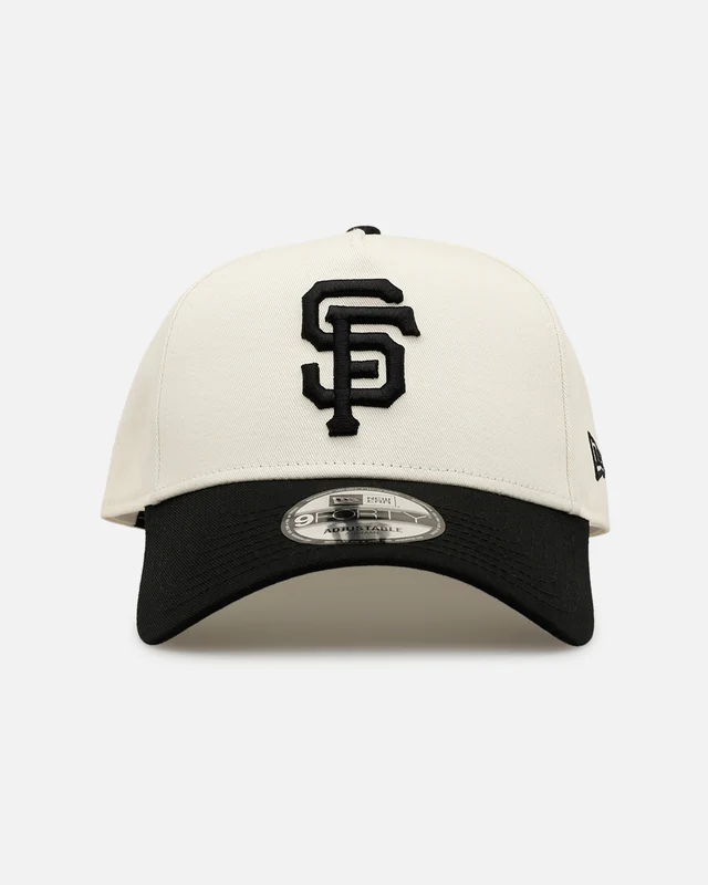New Era San Francisco Giants 'Easy Chrome Black' 9FORTY A-Frame Snapback Chrome/Black ONE