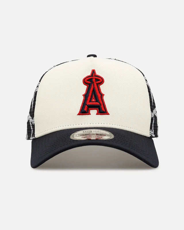 New Era Los Angeles Angels 'Fourth Of July' 9FORTY A-Frame Snapback Chrome/Navy ONE