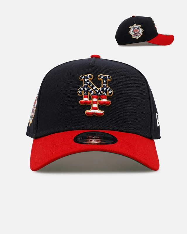 New Era New York Mets 'Fourth Of July' 9FORTY A-Frame Snapback Navy/Red ONE