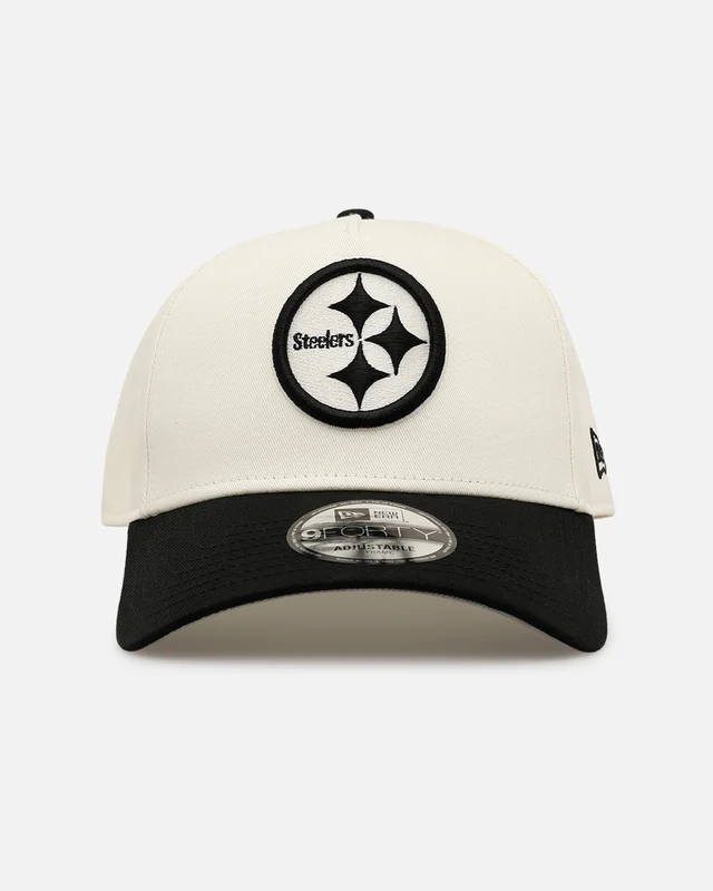 New Era Pittsburgh Steelers 'Easy Chrome Black' 9FORTY A-Frame Snapback Chrome/Black ONE