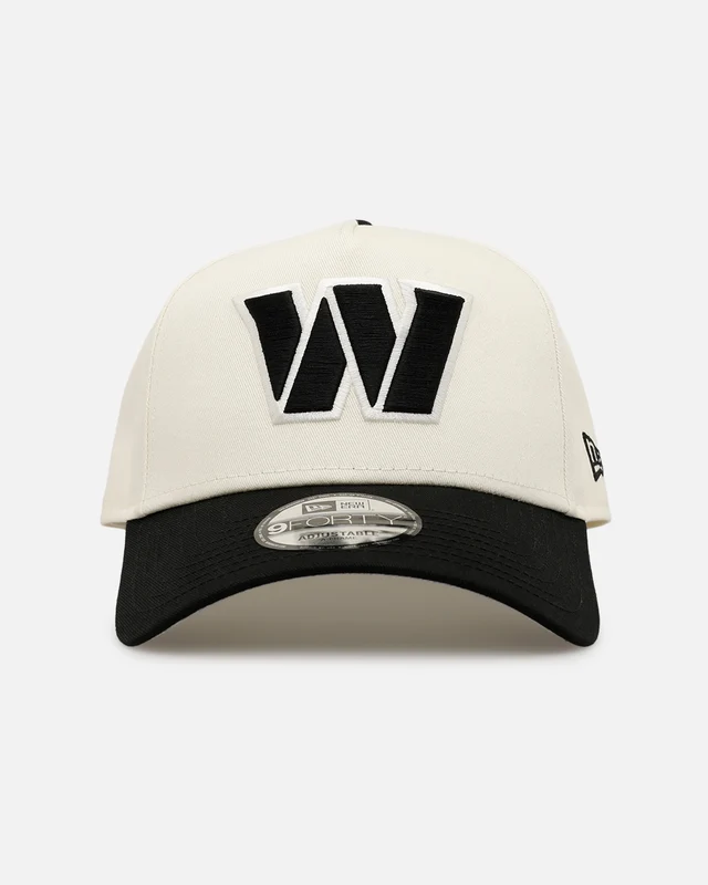 New Era Washington Commanders 'Easy Chrome Black' 9FORTY A-Frame Snapback Chrome/Black ONE