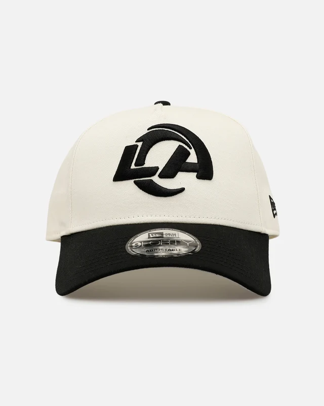 New Era Los Angeles Rams 'Easy Chrome Black' 9FORTY A-Frame Snapback Chrome/Black ONE