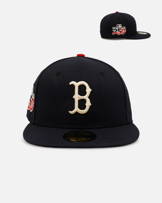 New Era Boston Red Sox '250th Anniversary Side Patch' 59FIFTY Fitted Navy 7