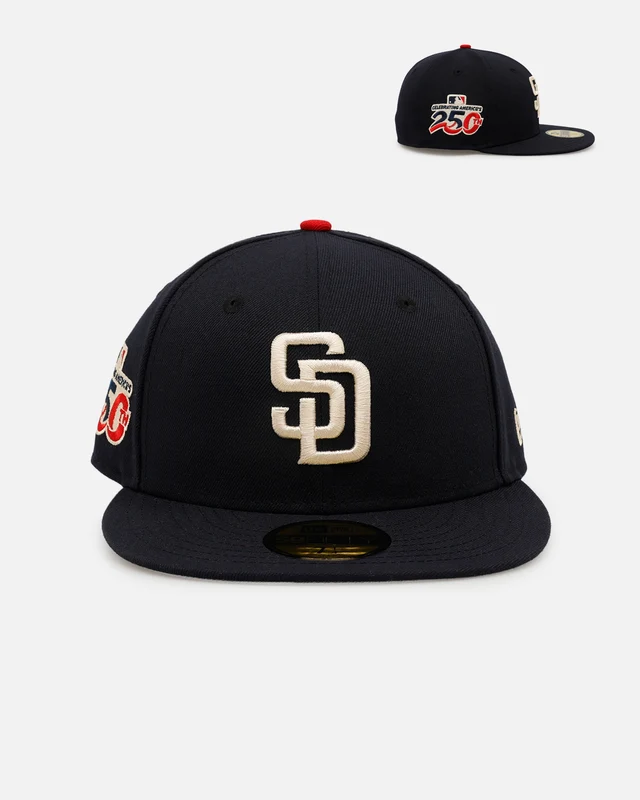 New Era San Diego Padres '250th Anniversary Side Patch' 59FIFTY Fitted Navy 8