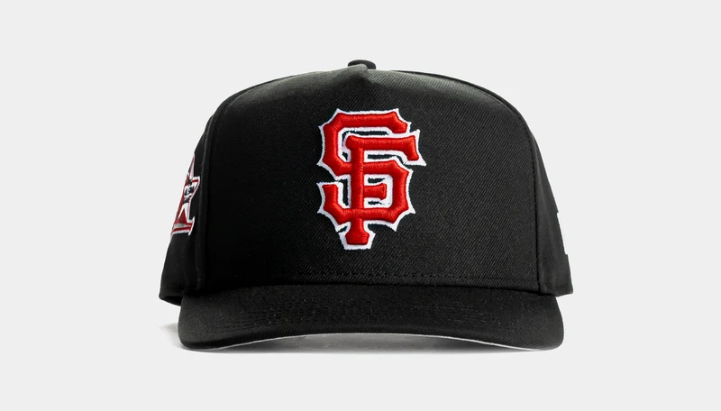 Shoe Palace Exclusive San Francisco Giants Black Red 9Fifty AF Snapback Mens Hat (Black/Red) OS