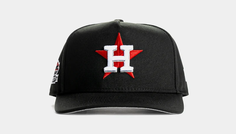 Shoe Palace Exclusive Houston Astros Black Red 9Fifty AF Snapback Mens Hat (Black/Red) OS