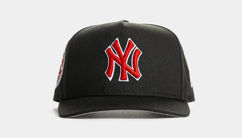Shoe Palace Exclusive New York Yankees Black Red 9Fifty AF Snapback Mens Hat (Black/Red) OS