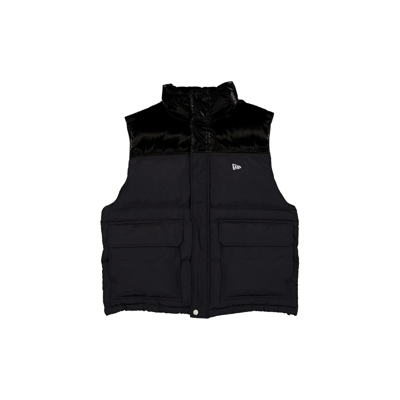 New Era Cap Black Down Vest XXL