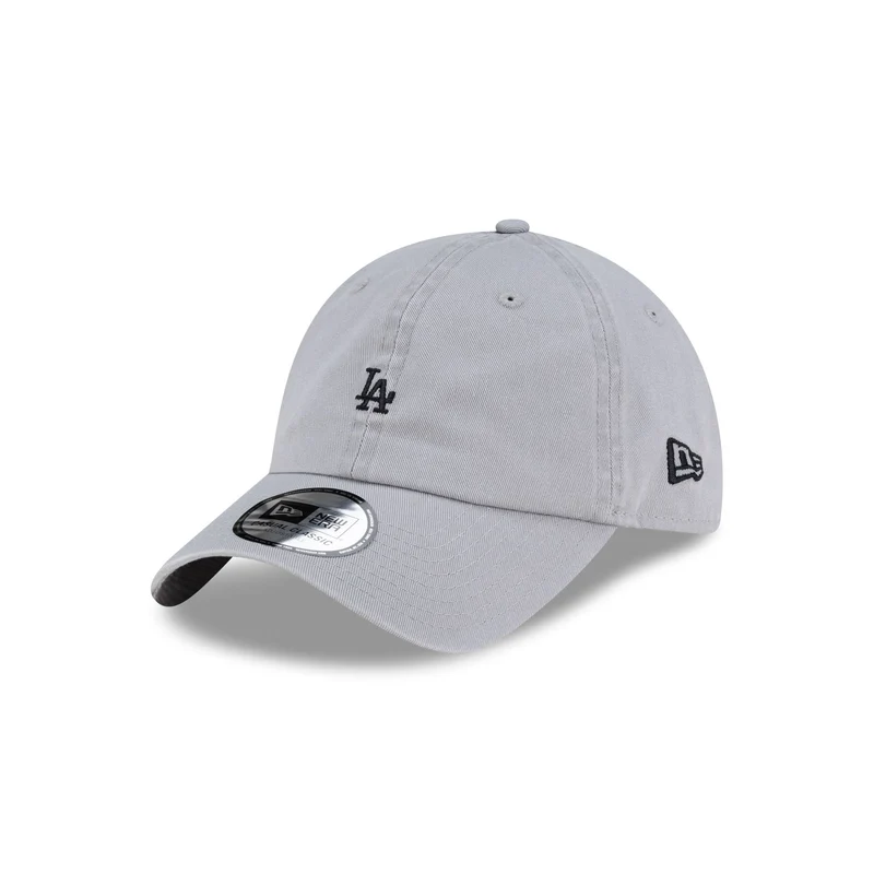 Los Angeles Dodgers Mini Logo Gray Casual Classic Adjustable Hat One Size