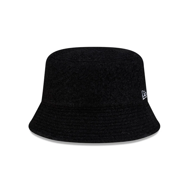 New Era Cap Black Knit Bucket Hat L/XL
