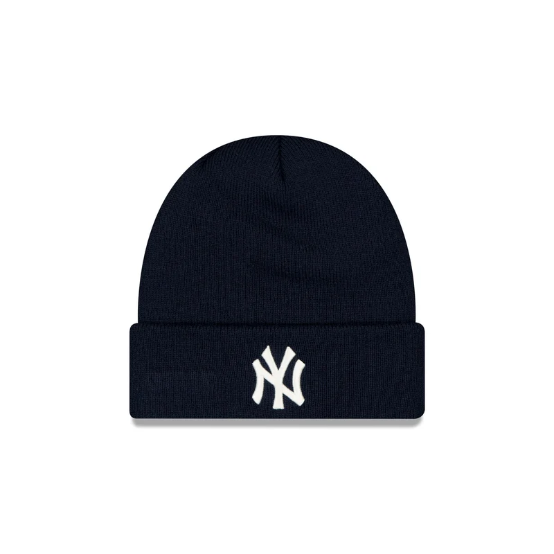New York Yankees Navy Basic Cuff Knit Beanie Hat One Size