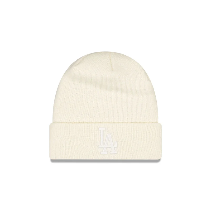 Los Angeles Dodgers Tonal Chrome Basic Cuff Knit Beanie Hat One Size